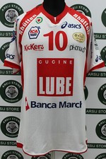 maglia pallavolo volley LUBE MACERATA MATCH WORN shirt maillot trikot camiseta 