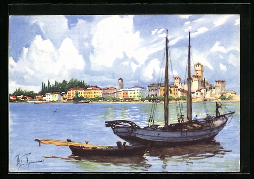 Cartolina artistica aldo - cartolina,