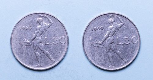 Repubblica italiana coppia - repubblica, 50