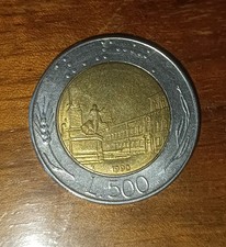 Moneta 500 lire Bimetallica