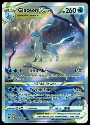 Carta pokemon glaceon vstar - pokemon,