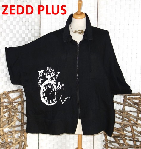 Zedd plus designer giacca nero - plus,