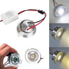 Mini Downlight Led 1w Ac85-265v Ac220v 6000k 4000k 3000k 52mm/diametro Soffitto