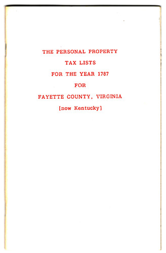 The personal property - the, tax