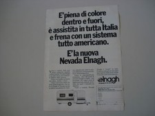 advertising Pubblicità 1979 CARAVAN NEVADA ELNAGH