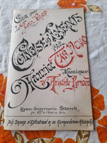 Livret chansons musique - de,