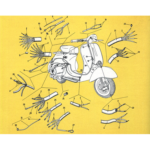 Impianto elettrico per vespa - impianto,