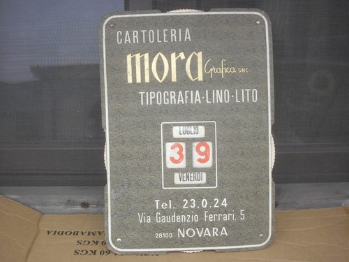 Originale raro calendario - originale,