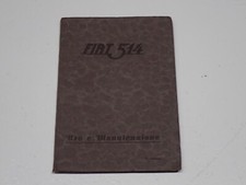 Fiat mod 514 libretto uso - 514,
