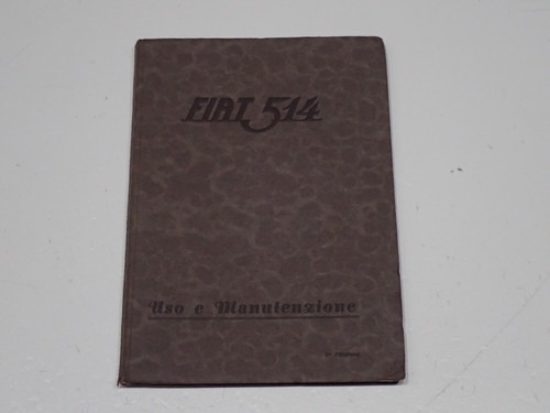 Fiat mod 514 libretto uso - fiat,