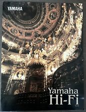 Rara brochure catalogo apparecchiature hi-fi originale YAMAHA VINTAGE 1995/1996 DSP