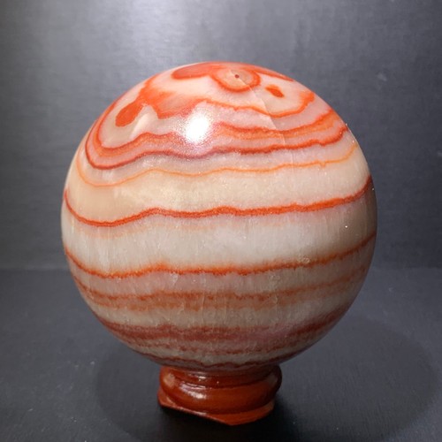 505g natural red striped stone - 505g,