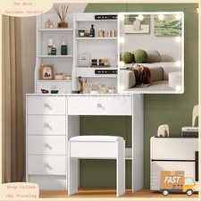 Vanity Set Bianco con 10 LED