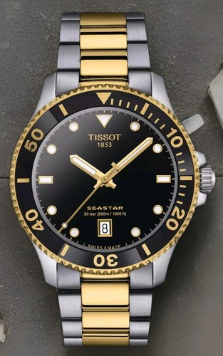 Tissot seastar 40mm - 40mm, quarzo