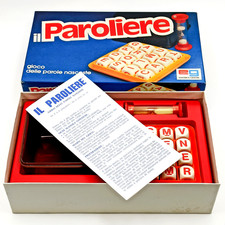 Gioco da tavolo vintage il paroliere in scatola giochi di società italiano usati