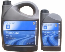 5 LT OLIO MOTORE ORIGINALE OPEL GM 10W40 PER MOTORI BENZINA E DIESEL
