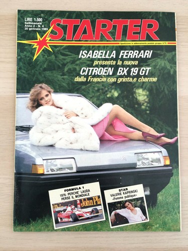 Starter 1985 gennaio - gennaio, +