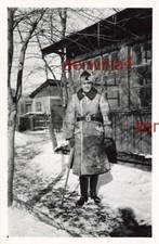 Soldato Tedesco Con Cappotto Di Pelliccia A Smolensk Fronte Orientale Russia