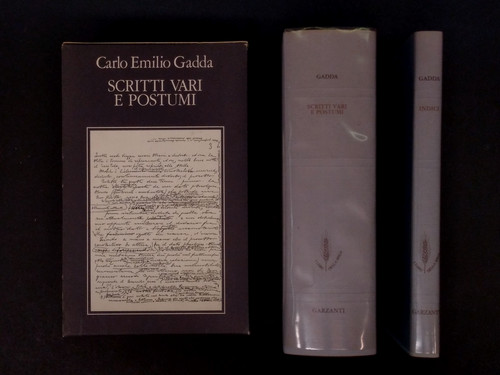Carlo emilio gadda opera - carlo,