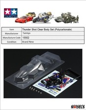 Mini 4wd THUNDER SHOT CLEAR