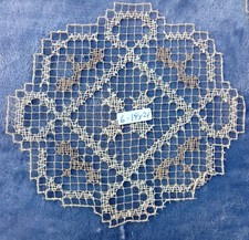 Antichi centrini filet a modano_Venezia 1930_Set di 6 mai usati_