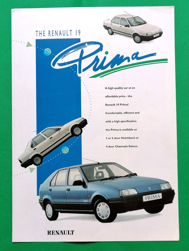 Brochure vendita renault - renault, 19