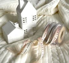 Berisfords CASA DOLCE CASA o AMORE - 2 colori - Nastro 15mm **ultimo stock**