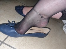 scarpe ballerine Blu Usate da donna