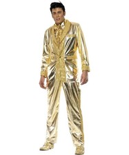 Costume Elvis dorato rock n