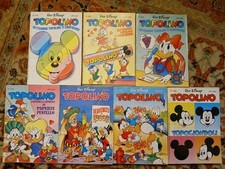 lotto 7 fumetti topolino Serie