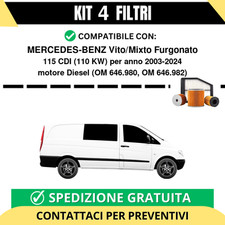 Kit 4 Filtri Tagliando per