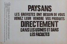 Poster maggio 68 CONTADINI