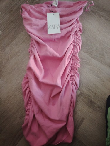 Vestito bodycon rosa zara - bodycon,