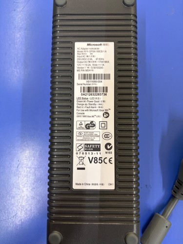 Alimentatore xbox360 originale - alimentatore,
