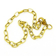 2PZ BASI BRACCIALE CATENA ORO