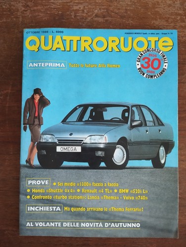 1986 quattroruote ottobre - 10,