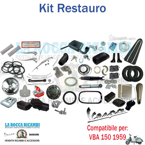 Kit restauro vespa vba - kit,