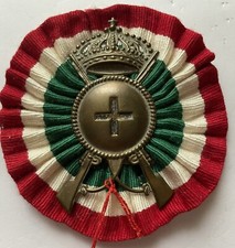 Fregio Coccarda Fanteria  Regio Esercito Africa Impero Casco Coloniale