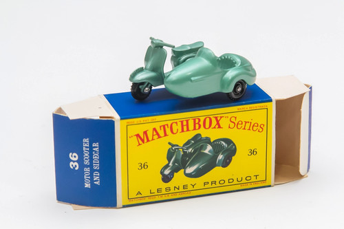 Matchbox scooter lambretta - scooter,