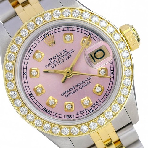 Rolex datejust donna bicolore - rolex,