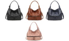 Borsa con borchie da donna ICB