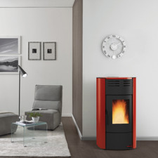 La Nordica Extraflame termostufa a pellet Raffaella Idro bordeaux 19kW per 545m³