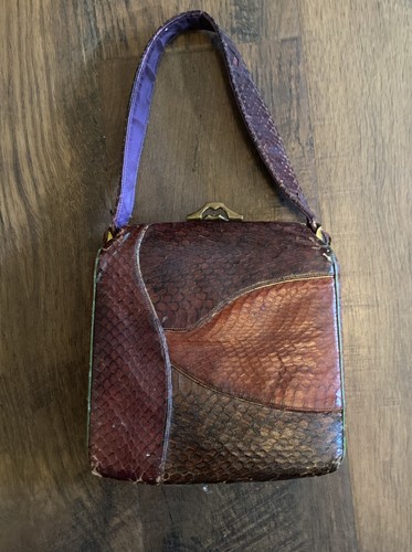Borsa vintage pelle rettile - vintage, di
