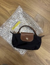 Borsa Longchamp nera e marrone