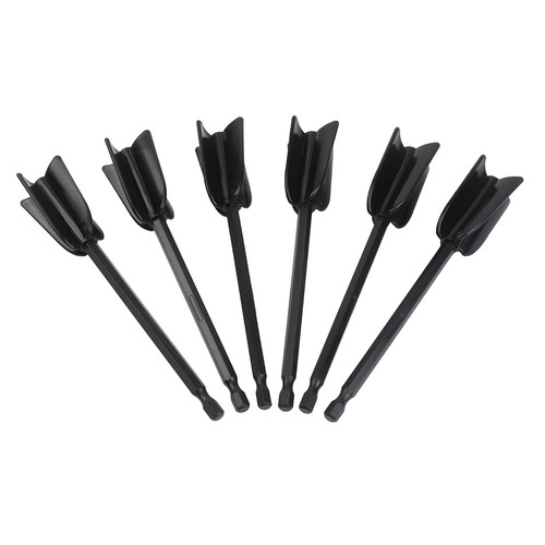 Trapano 6pcs nero miscelatore - 6pcs,