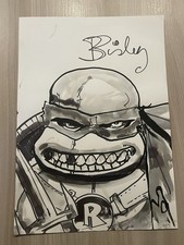 Simon Bisley Original Tartarughe Ninja Raffaello A3 