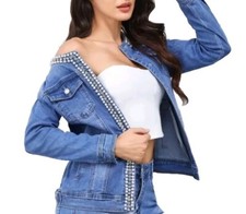 Giacca jeans donna giubbino
