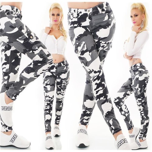 Donna army look - jeans, skinny