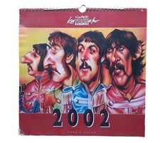 *HH* Calendario vintage 2002 rock musica Beatles cantanti Calendar torrid token