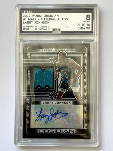 2022 panini obsidian larry - obsidian,